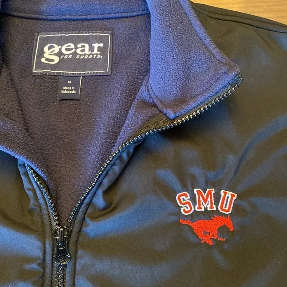 SMU fleece jacket Navy Gear For Sports Medium - Picture 1 of 9